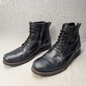 Timberland Kendrick Chukka Boots Men's 12 Black Side Zip Leather